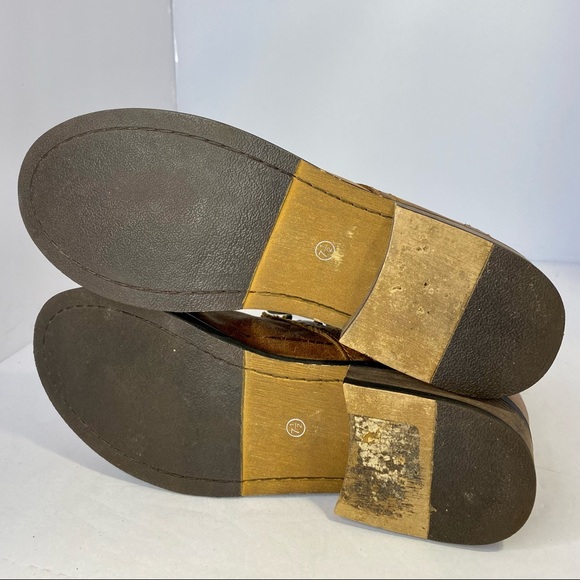 Two Lips brown leather lace up boots size 7.5 - Picture 5 of 5